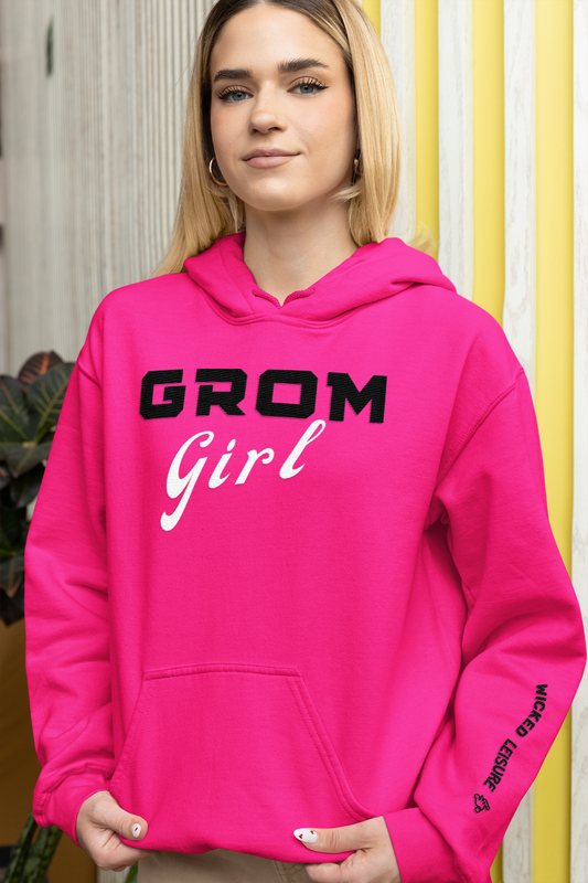 GROM Girl - Custom Motorcycle Streetwear Hoodie/T-Shirt. WickedLeisure.com