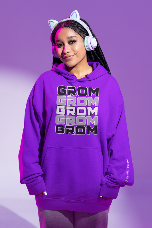 GROM x5 - Custom Motorcycle Streetwear Hoodie/T-Shirt. WickedLeisure.com