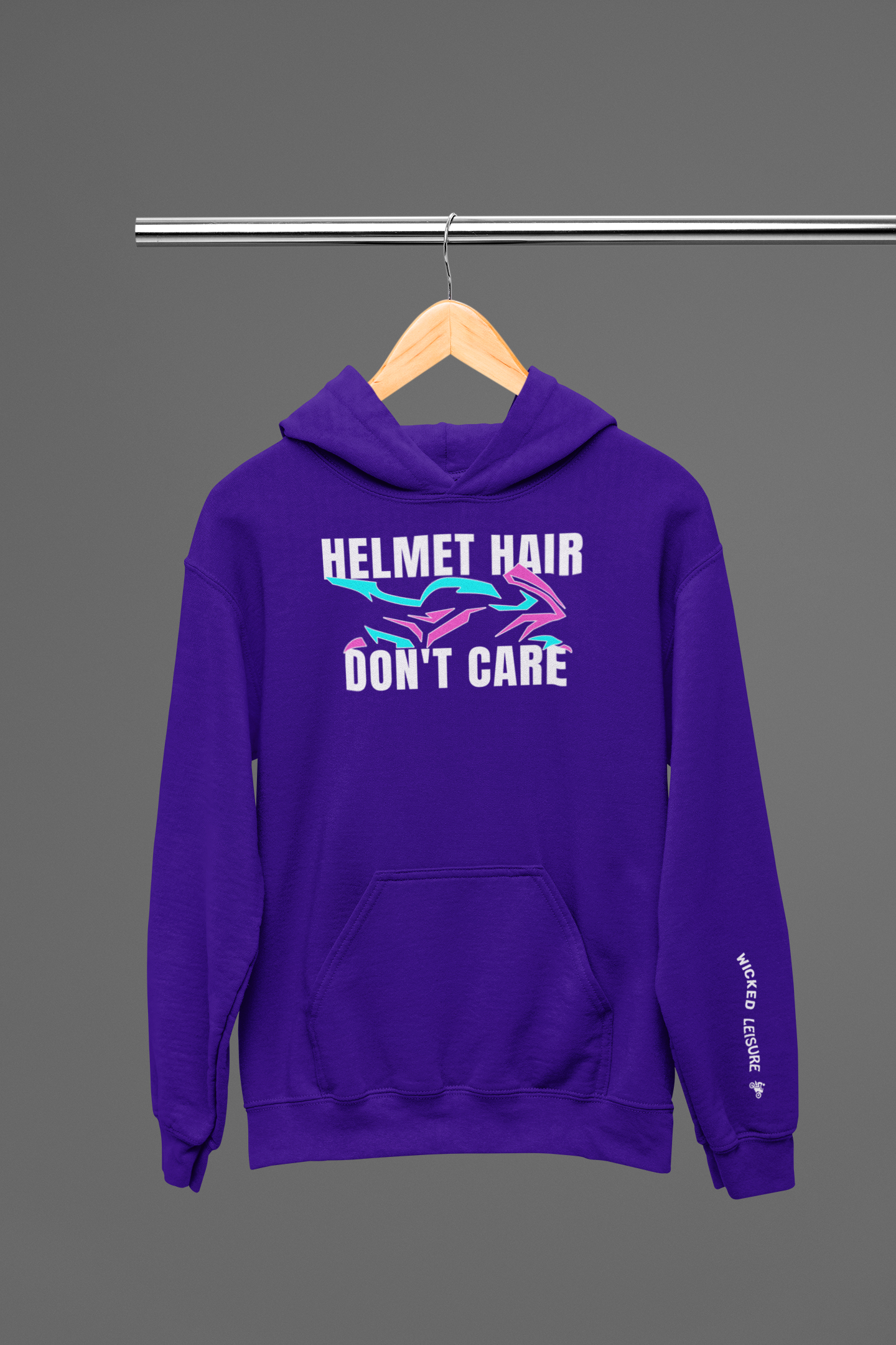 Helmet Hair Don't Care. WickedLeisure.com