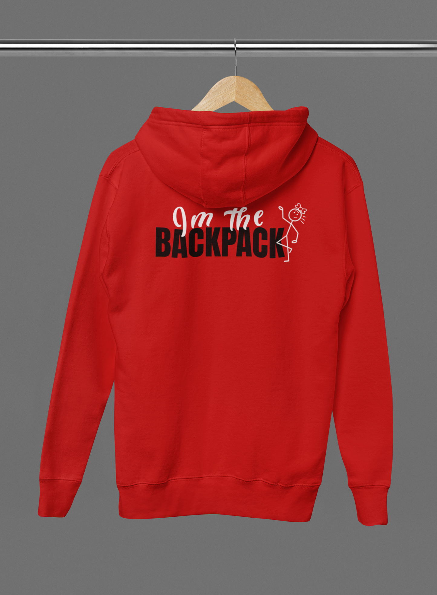 I'm The Backpack - Custom Motorcycle Streetwear Hoodie/T-Shirt. WickedLeisure.com