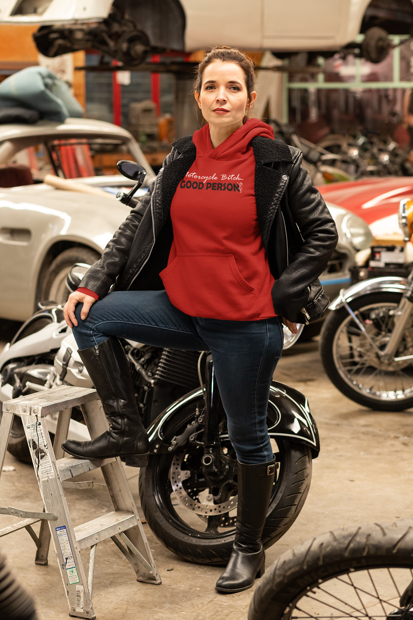Motorcycle Bitch Good Person. WickedLeisure.com