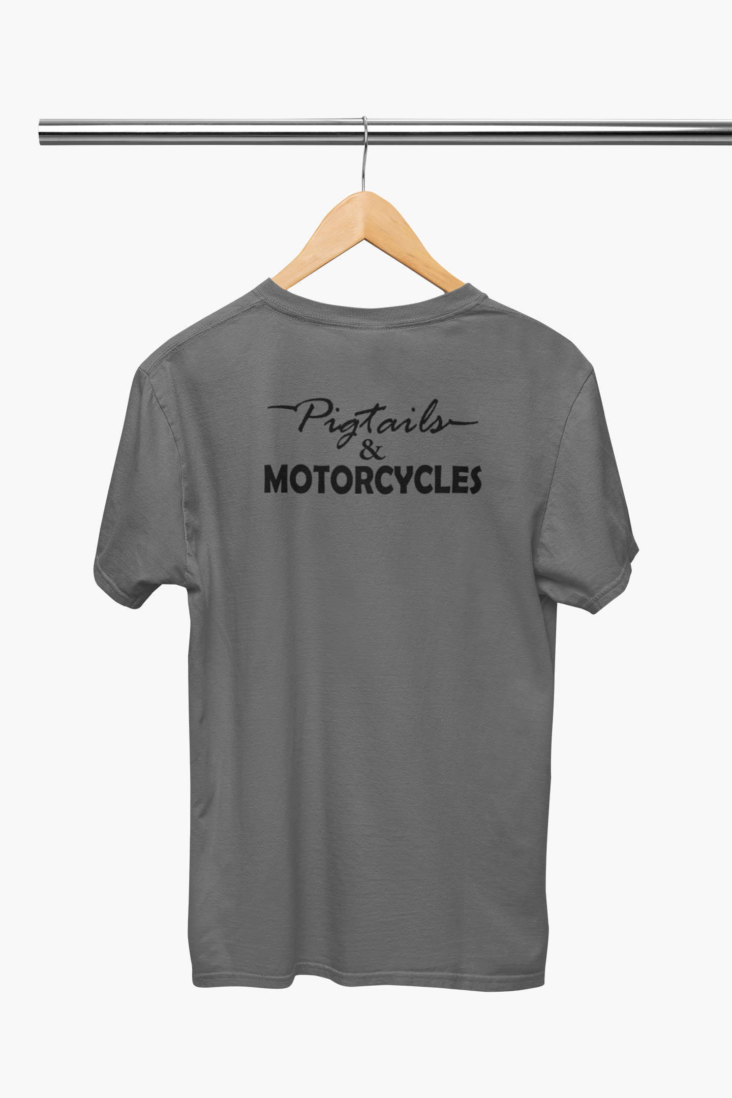 Pigtails & Motorcycles - Custom Motorcycle Streetwear Hoodie/T-Shirt. WickedLeisure.com