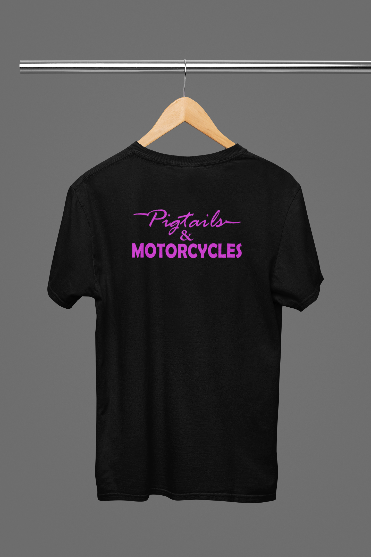 Pigtails & Motorcycles - Custom Motorcycle Streetwear Hoodie/T-Shirt. WickedLeisure.com