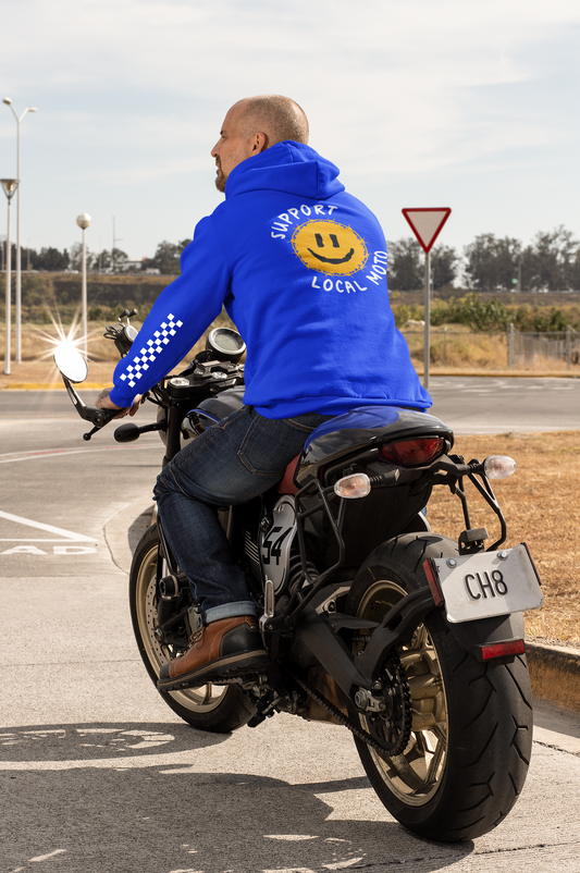 Support Local Moto - Custom Motorcycle Streetwear Hoodie/T-Shirt. WickedLeisure.com