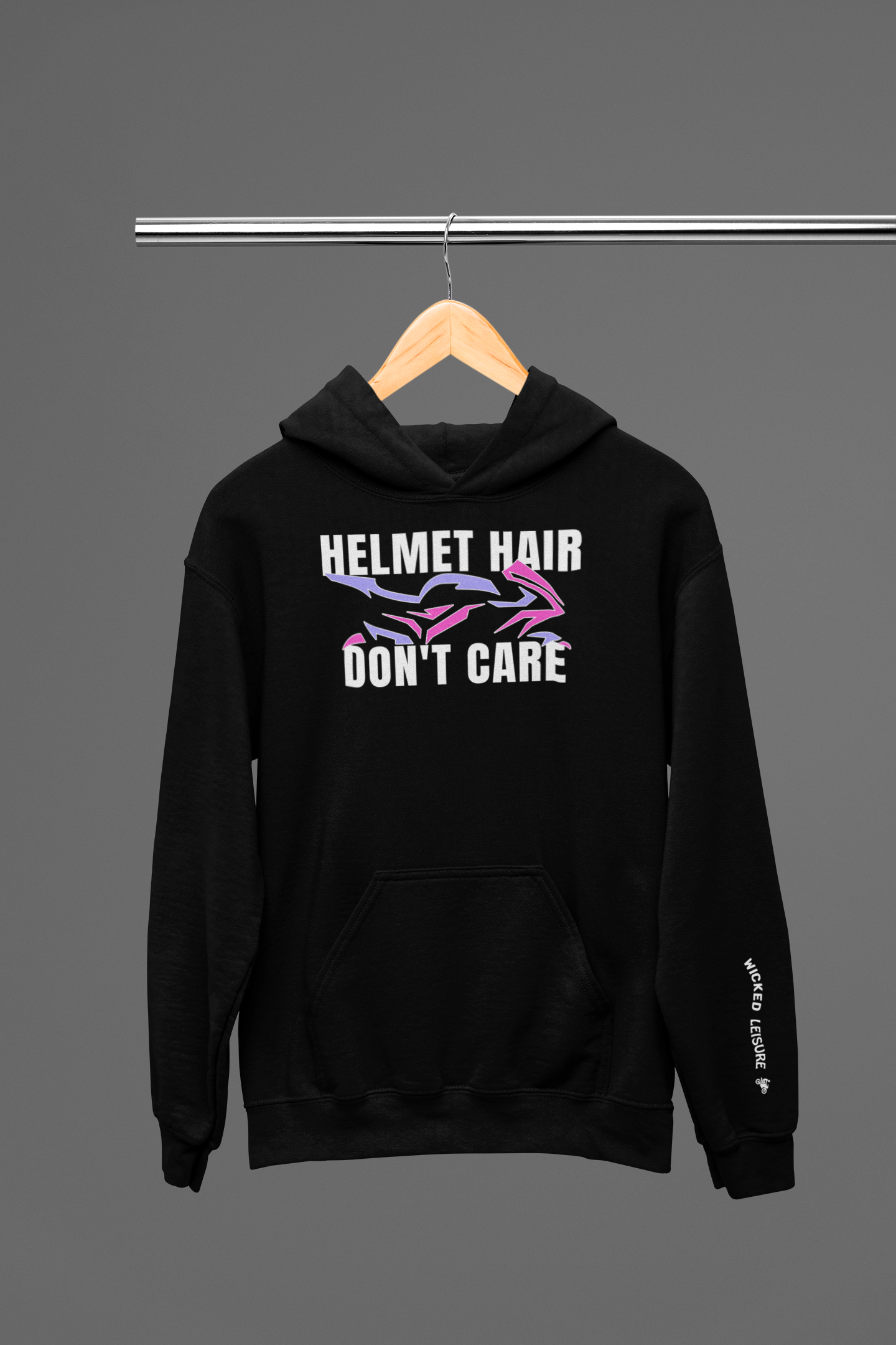 Helmet Hair Don't Care. WickedLeisure.com