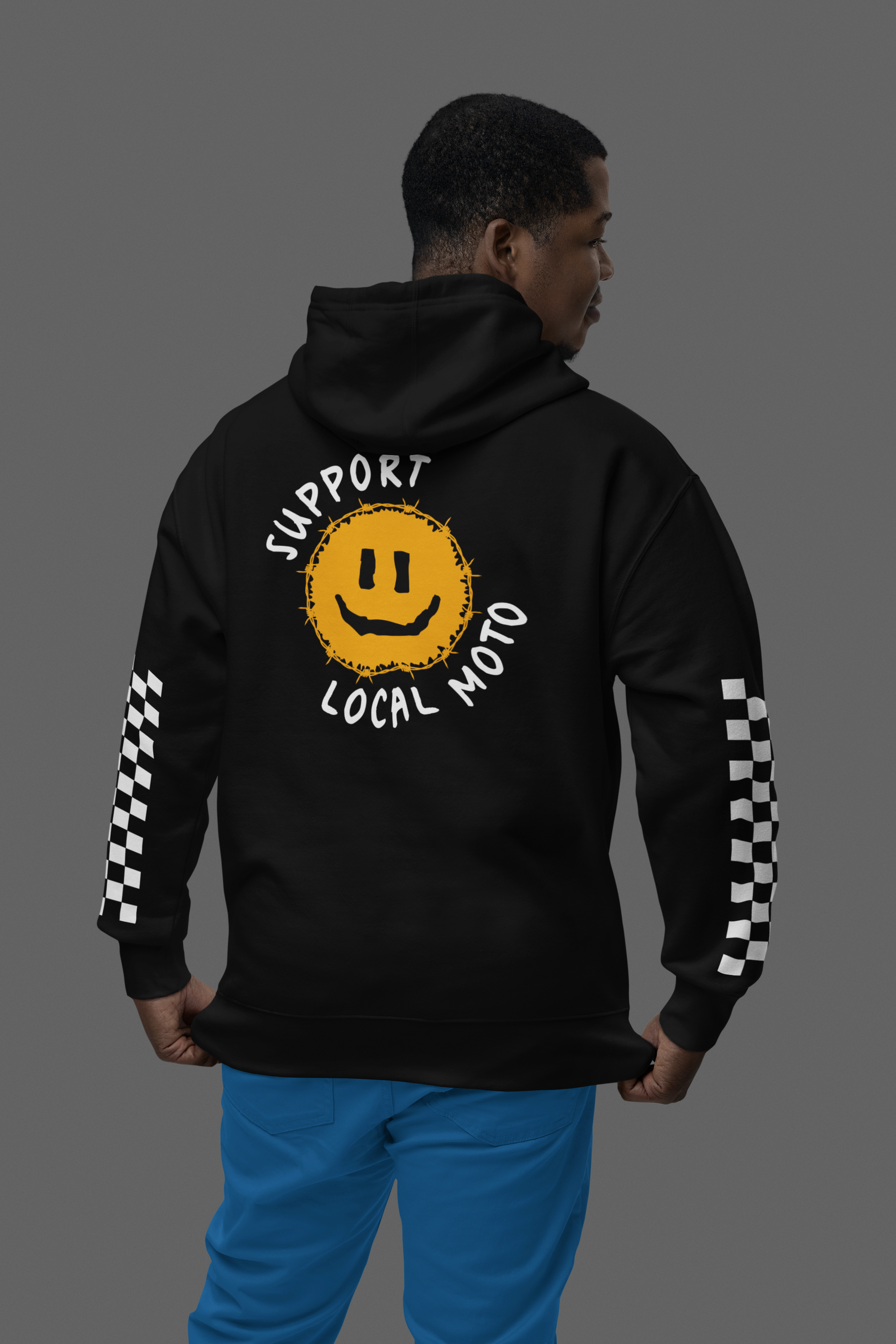 Support Local Moto - Custom Motorcycle Streetwear Hoodie/T-Shirt. WickedLeisure.com