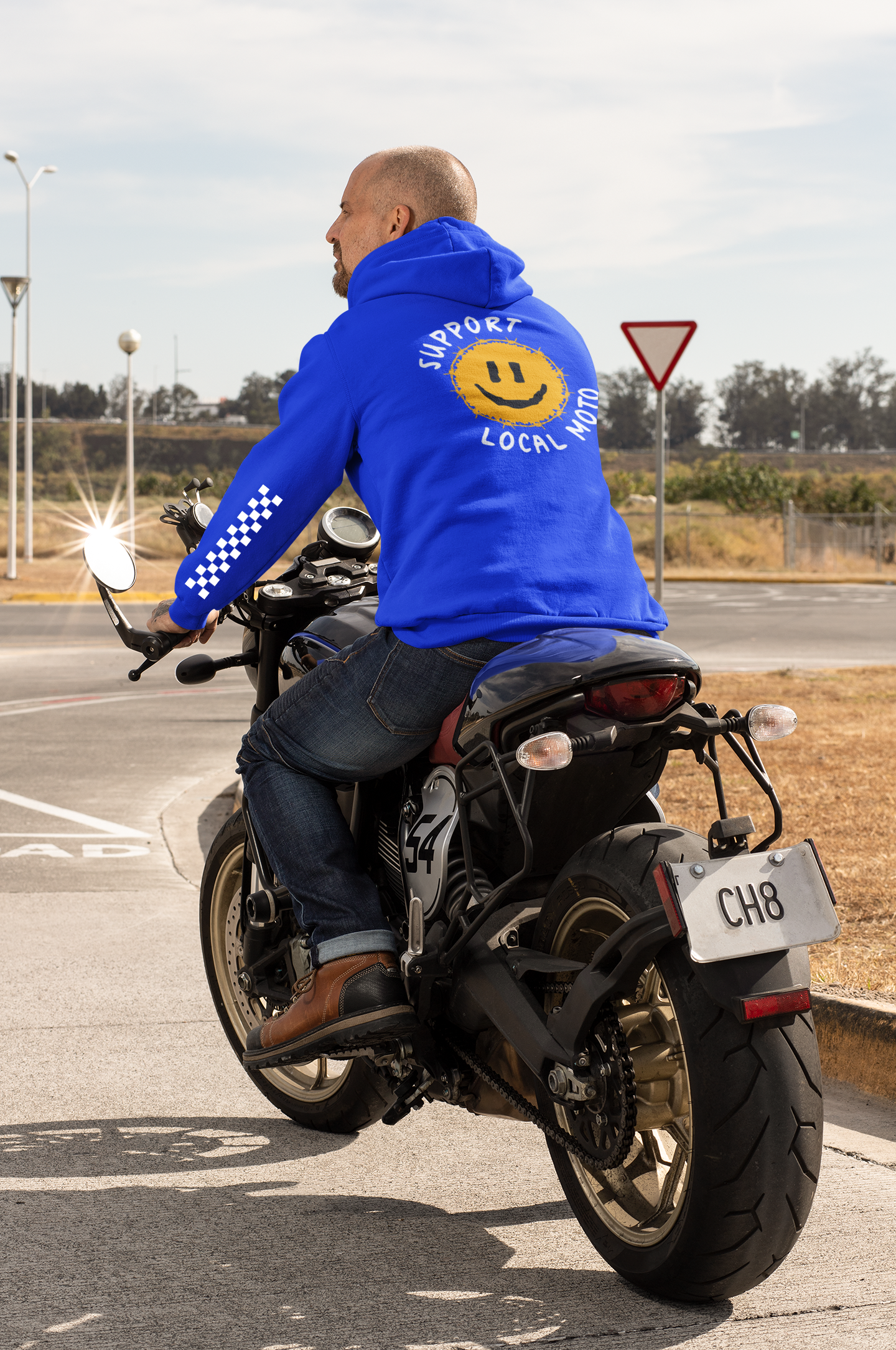 Support Local Moto - Custom Motorcycle Streetwear Hoodie/T-Shirt. WickedLeisure.com