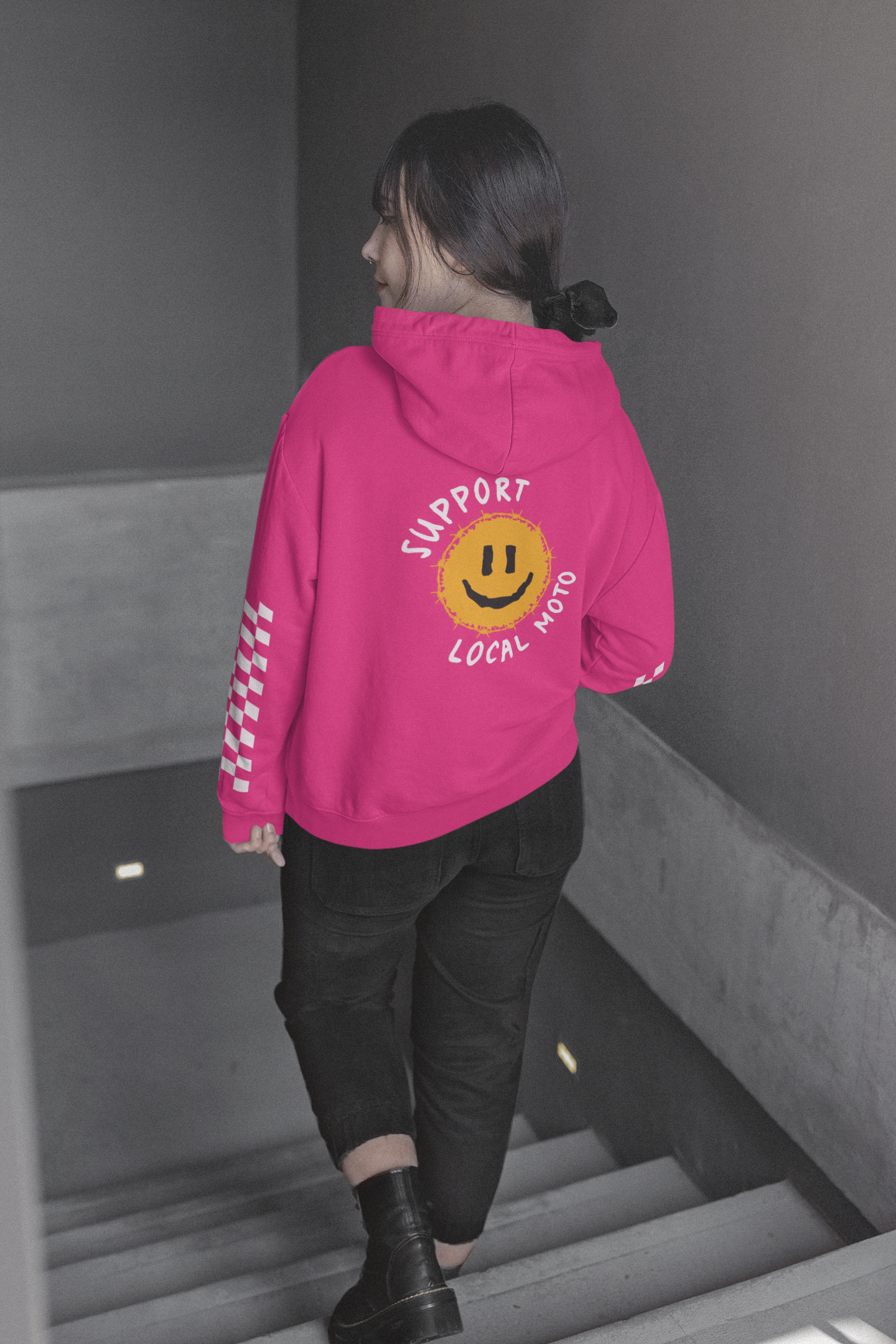 Support Local Moto - Custom Motorcycle Streetwear Hoodie/T-Shirt. WickedLeisure.com
